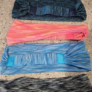 set of 4 workout headbands